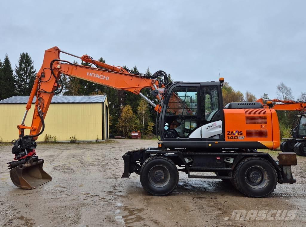 Hitachi ZX 140 W T-5 Hjulgravere