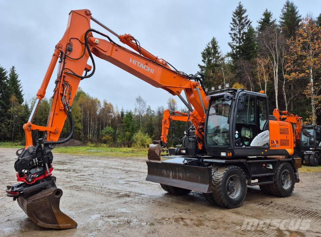 Hitachi ZX 140 W T-5 Hjulgravere
