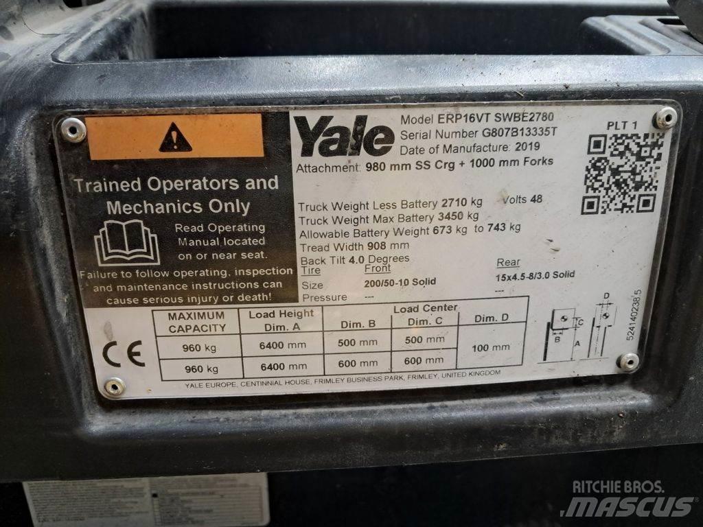 Yale ERP16VT Elektriske trucker