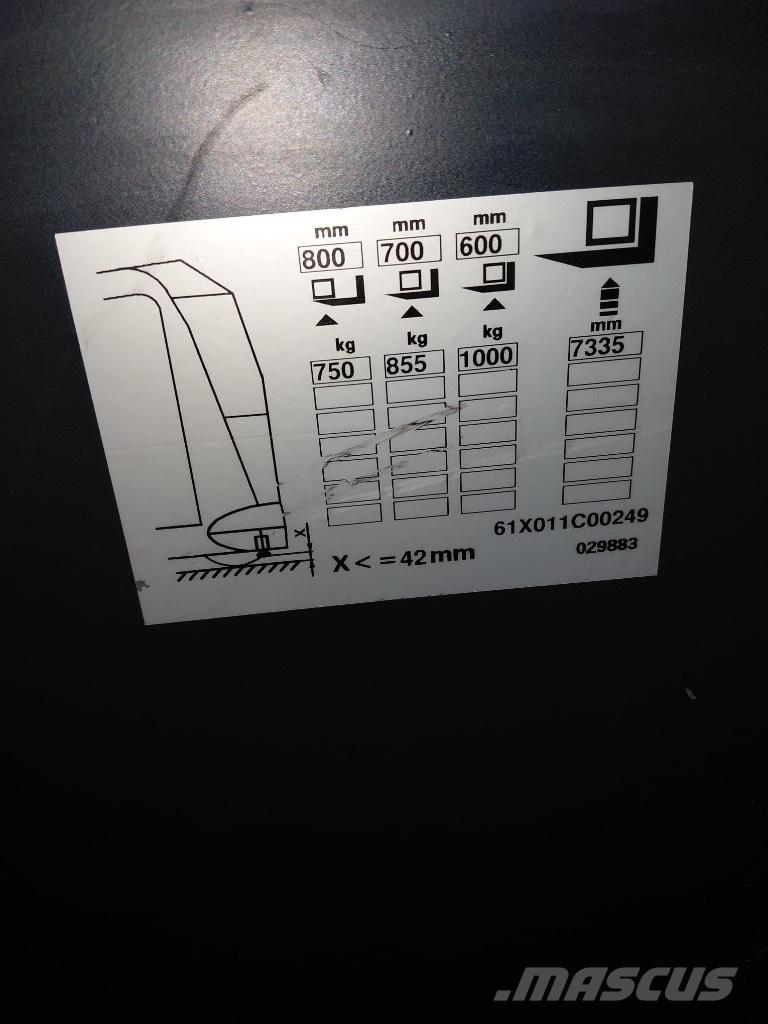 Linde K 10 Smalgangstruck