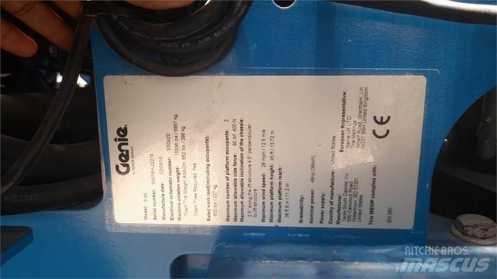 Genie S45 Teleskop bomlifter