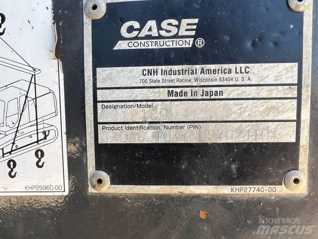 CASE CX 210 D Beltegraver