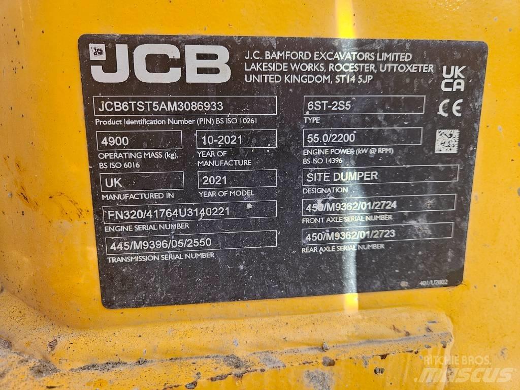 JCB 6ST-2S5 Rammestyrte Dumpere