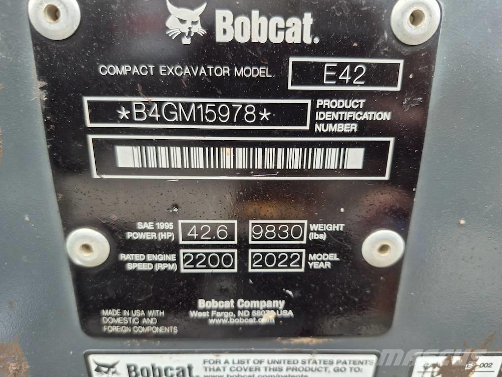 Bobcat E 42 Minigravere <7t