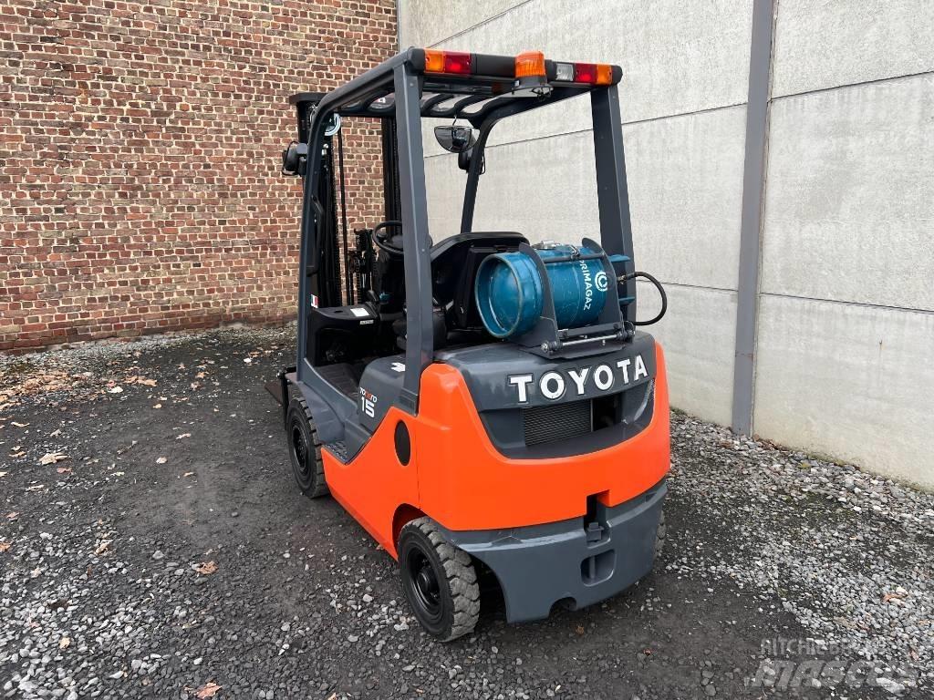 Toyota 02-8 FGF 15 Propan trucker