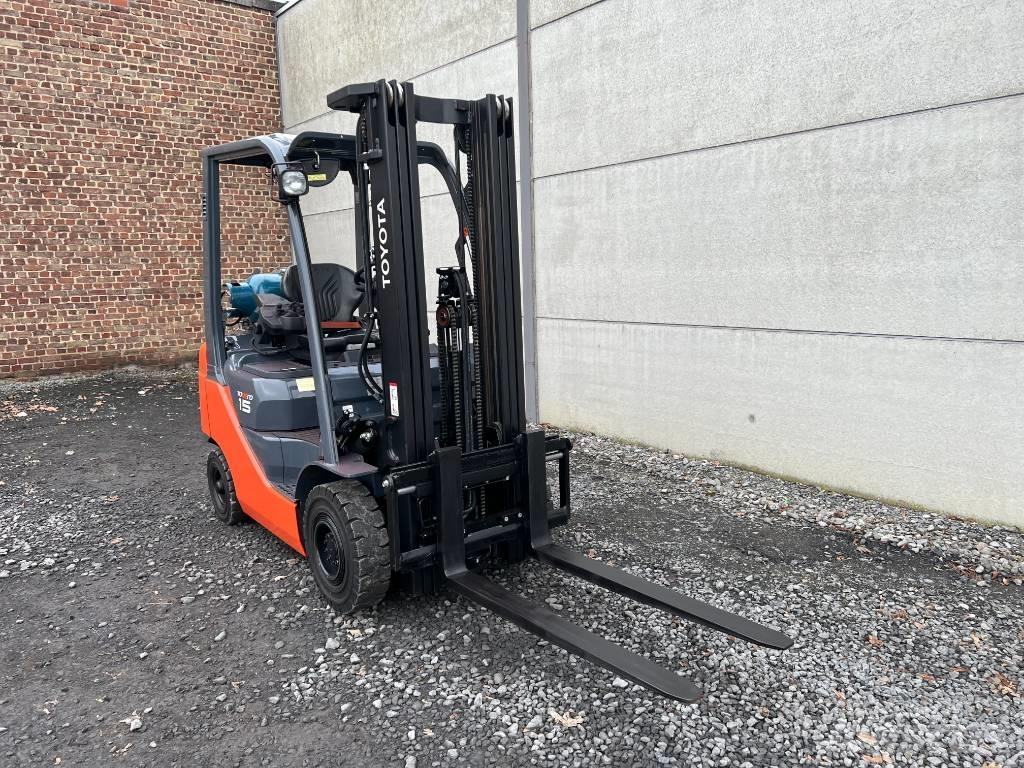 Toyota 02-8 FGF 15 Propan trucker