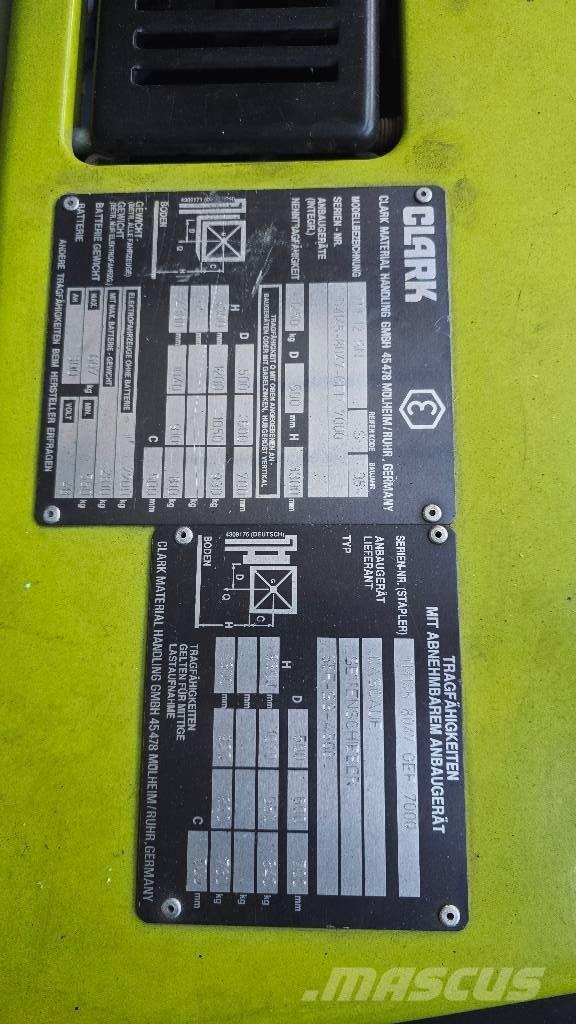 Clark TM 12 SN Elektriske trucker