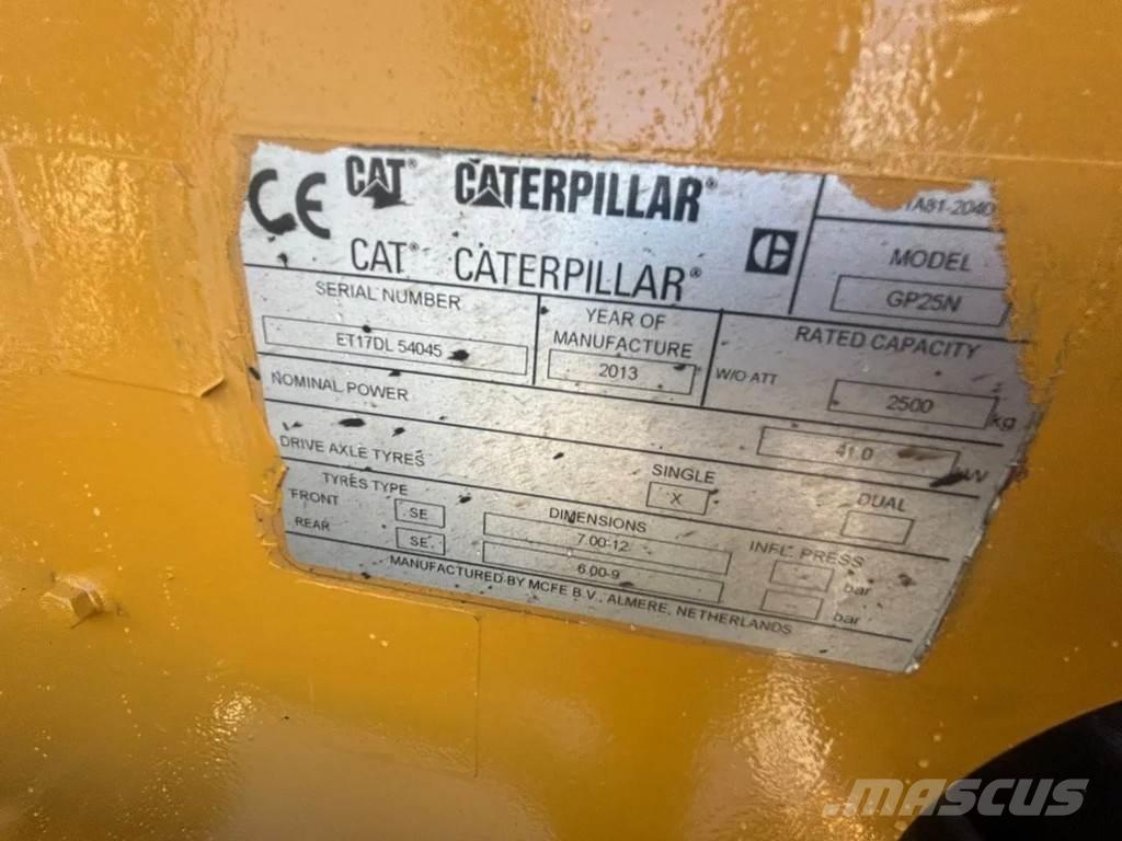 CAT GP25N Heftruck Propan trucker