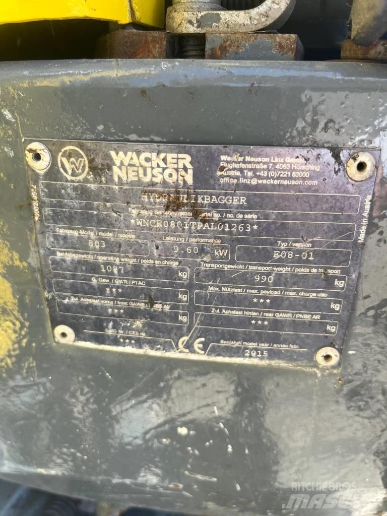Wacker Neuson 803 RD Minigravere <7t