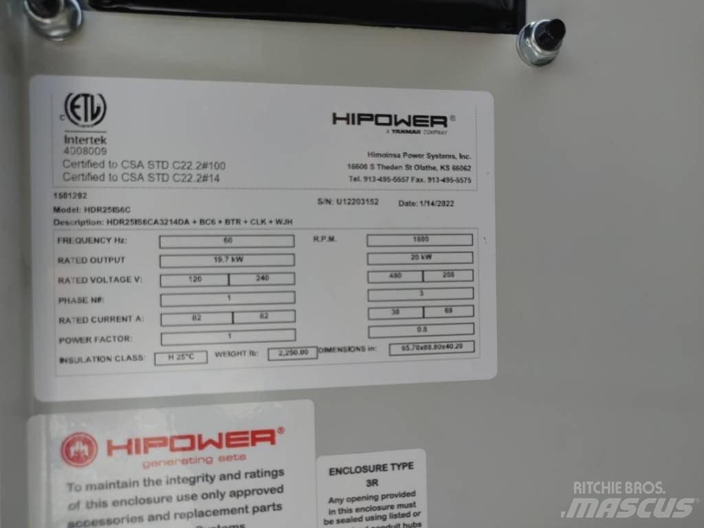 Hipower HRIW-25 Diesel Generatorer