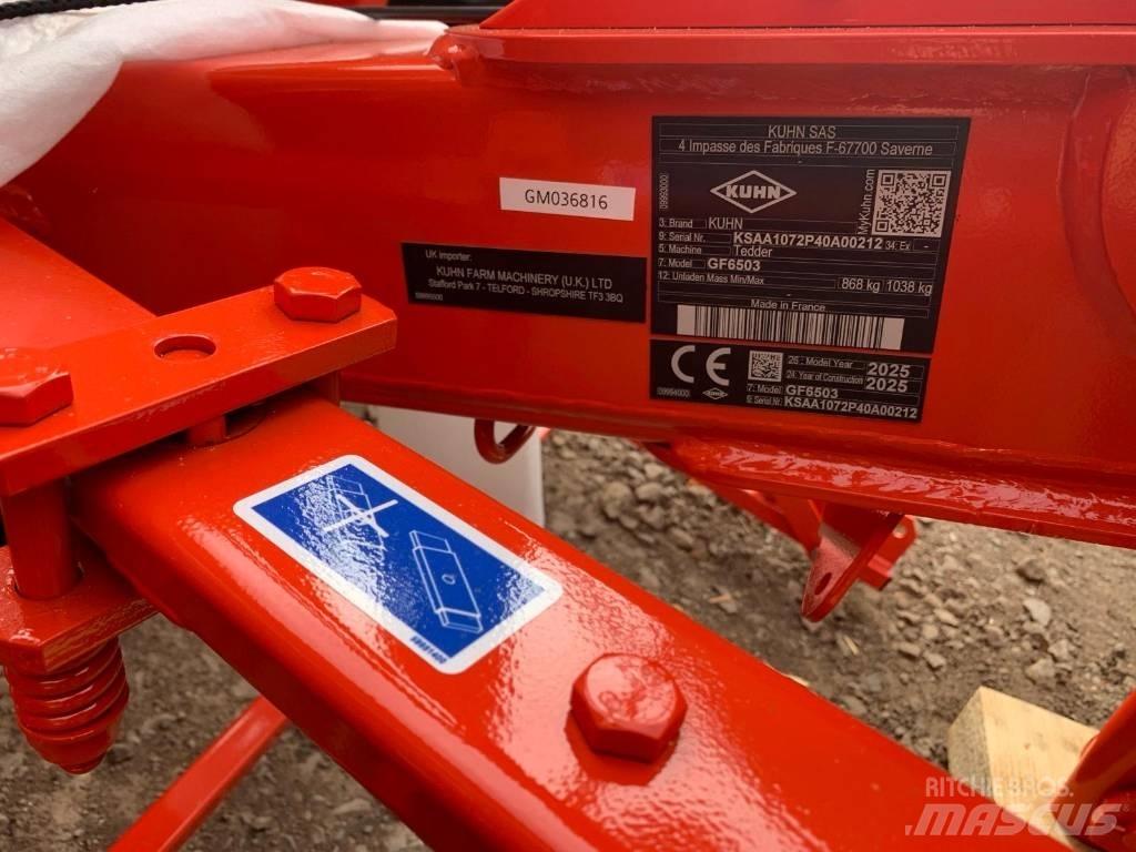 Kuhn GF6503 TEDDER Raker og høyvendere