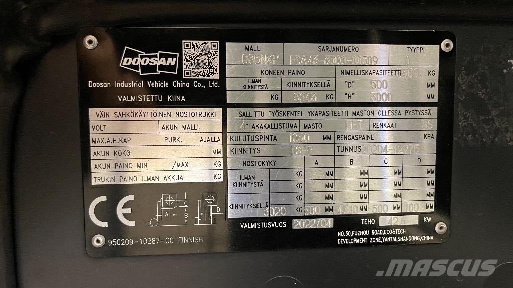 Doosan D35NXP Diesel Trucker