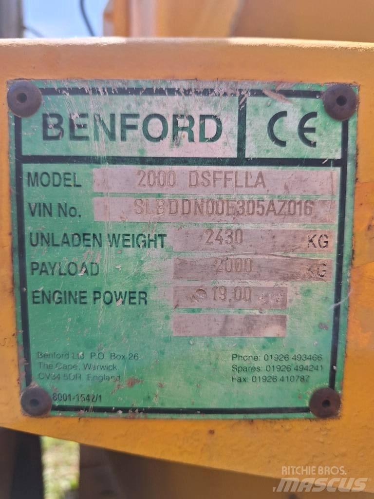 Benford 2000 DR Rammestyrte Dumpere