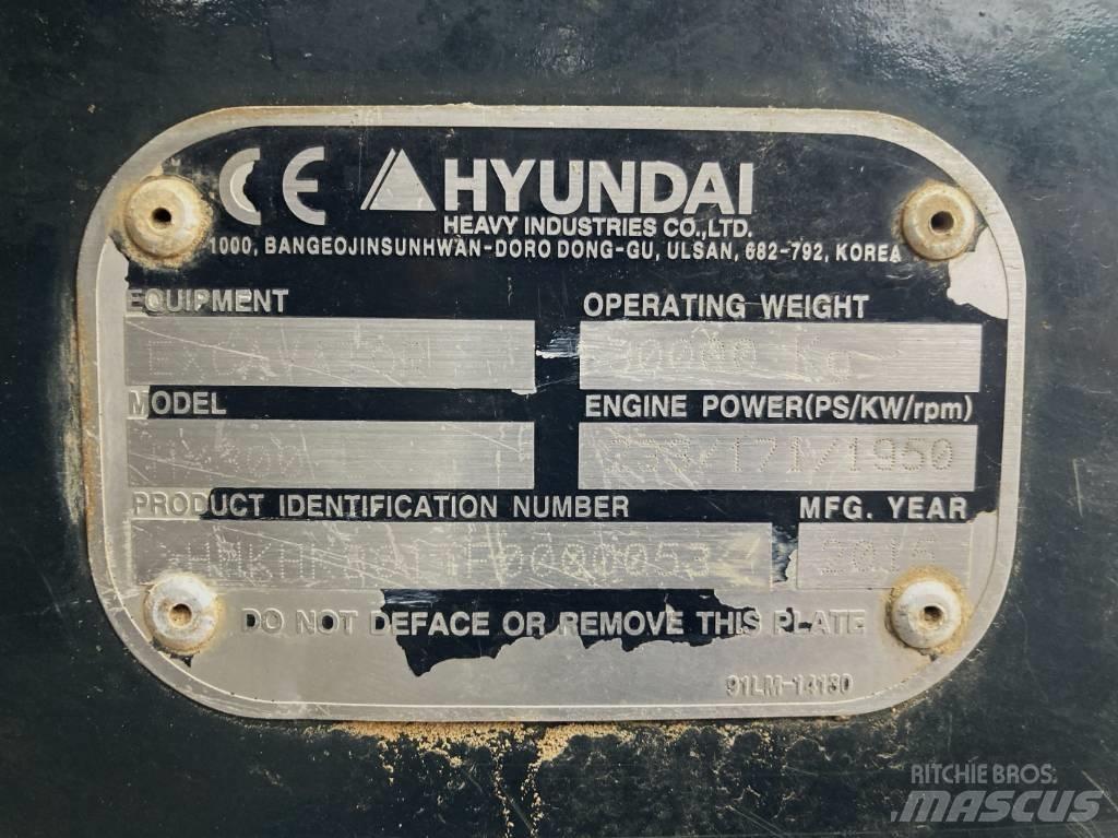 Hyundai HX 300 L Beltegraver