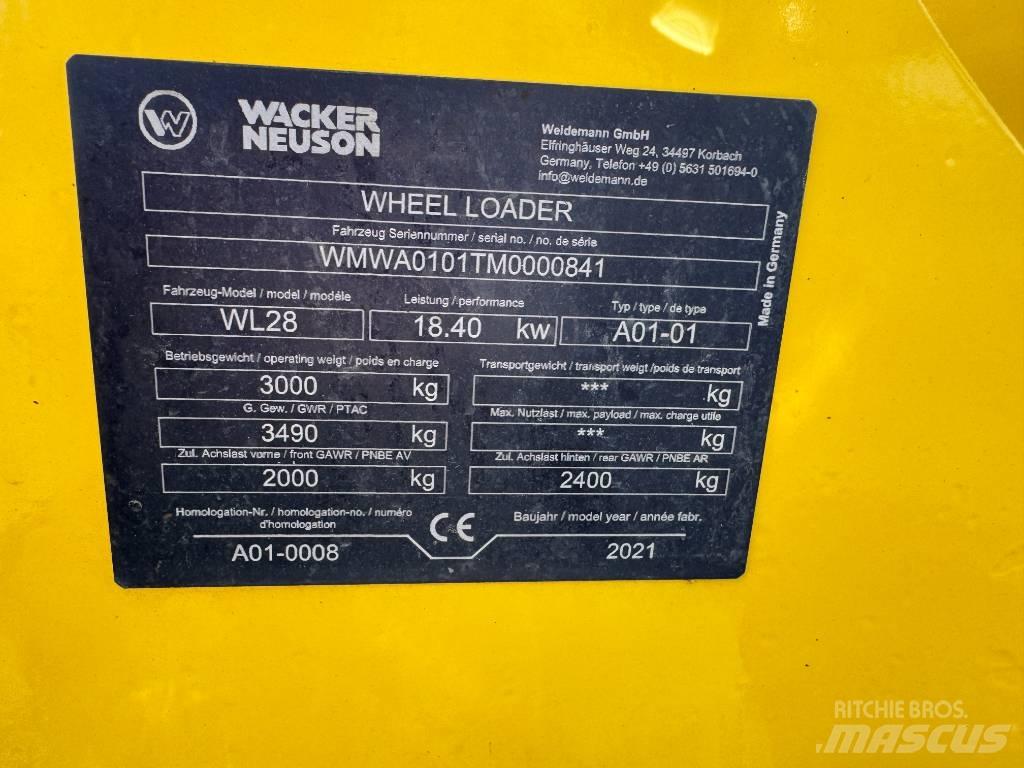 Wacker Neuson WL28 Hjullastere
