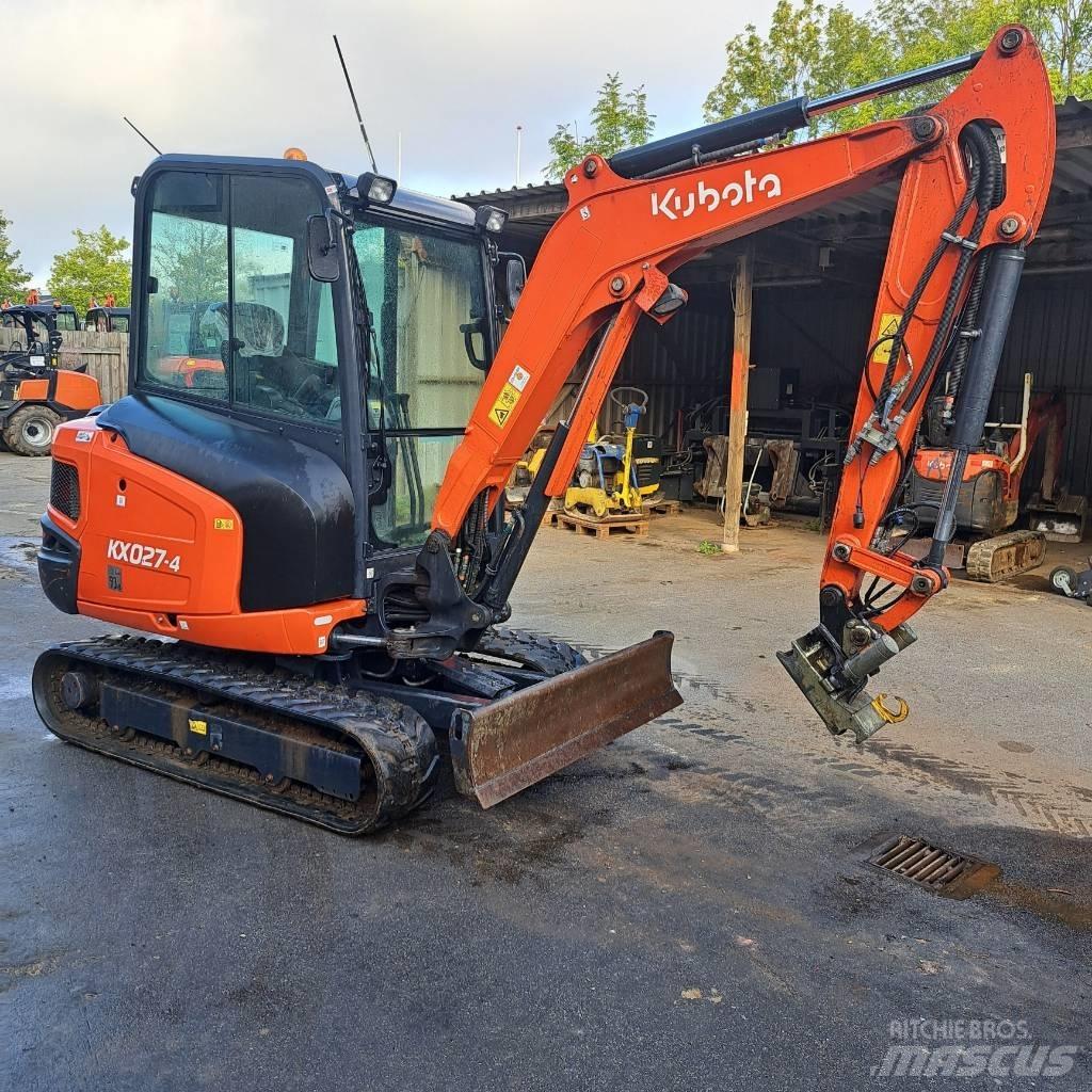 Kubota KX 027-4 Minigravere <7t