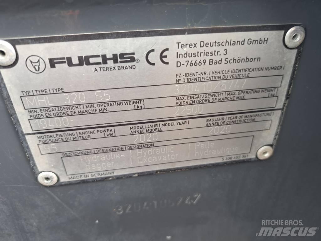 Fuchs MHL320F Gravemaskiner for avfallshåndtering