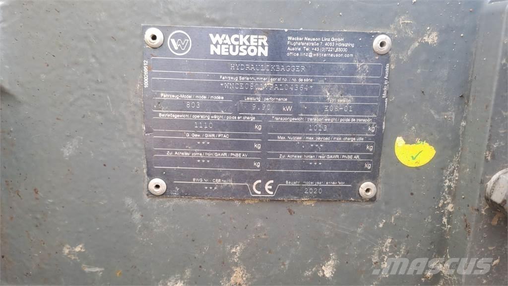 Wacker Neuson 803 Beltegraver