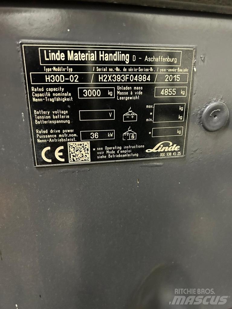 Linde H30D-02 EVO Diesel Trucker