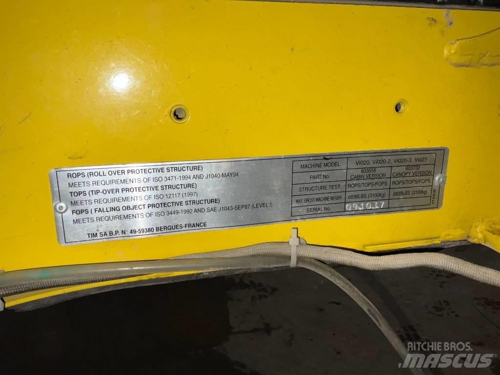Yanmar Vio 20 / vio 25 Førerhus og Interiør