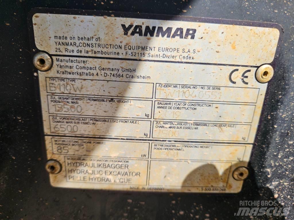 Yanmar B 110 W Traktorgravere
