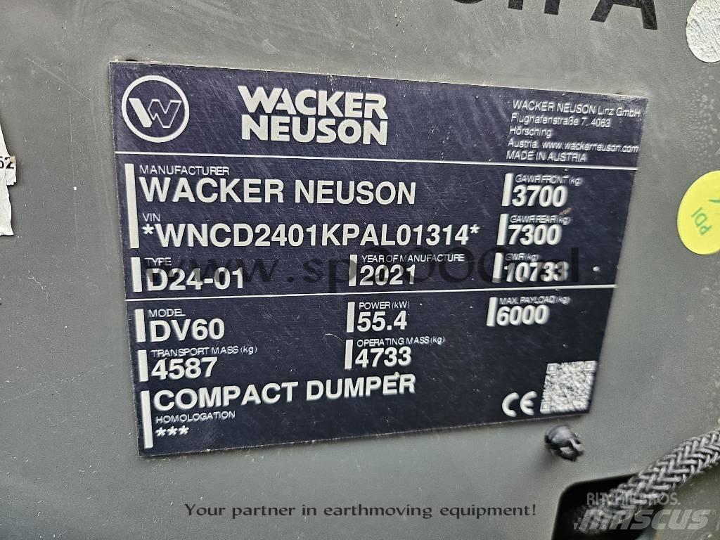 Wacker Neuson DV 60 Mini dumpere