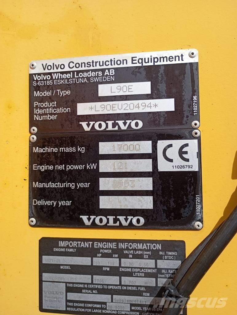 Volvo Radlader L90E Hjullastere
