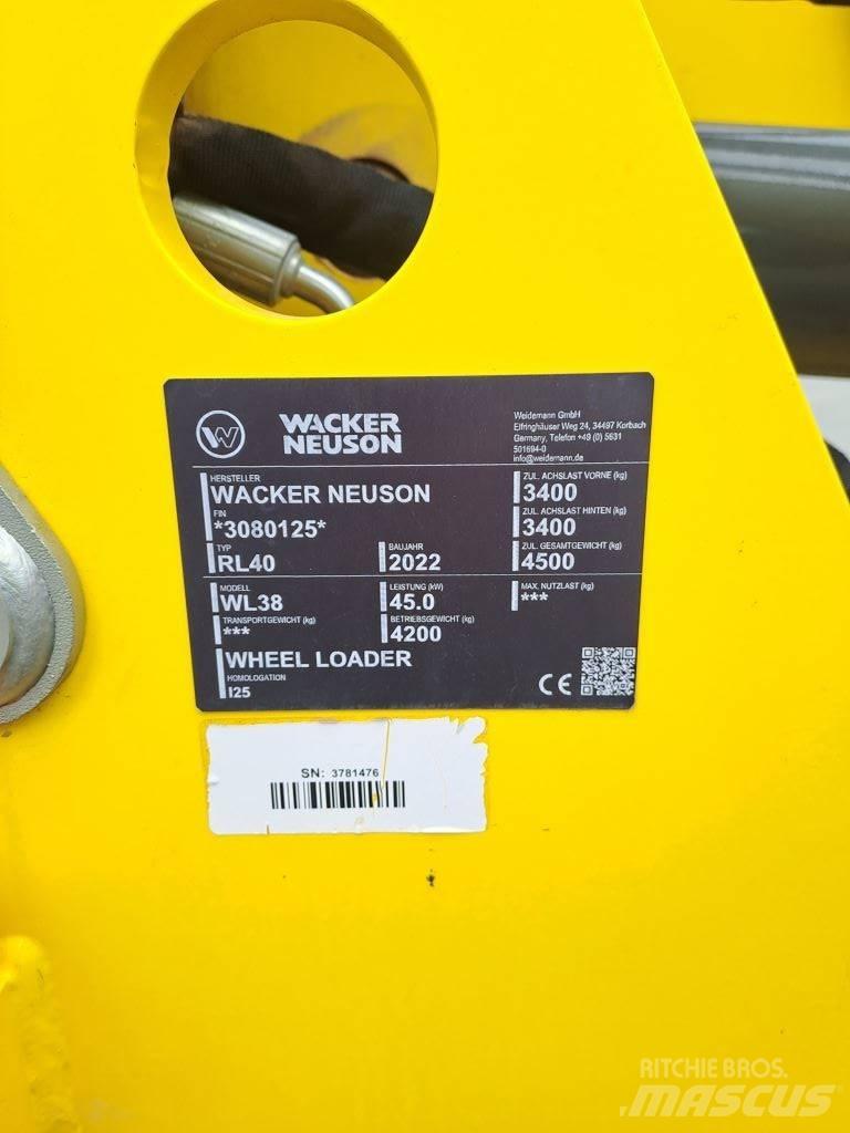 Wacker Neuson WL38 Hjullastere