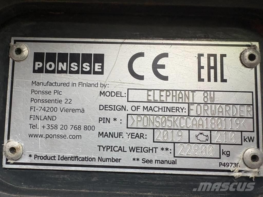 Ponsse Elephant Lassbærere