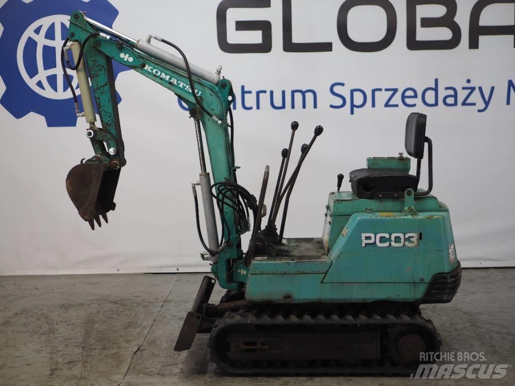 Komatsu PC03-1 Minigravere <7t