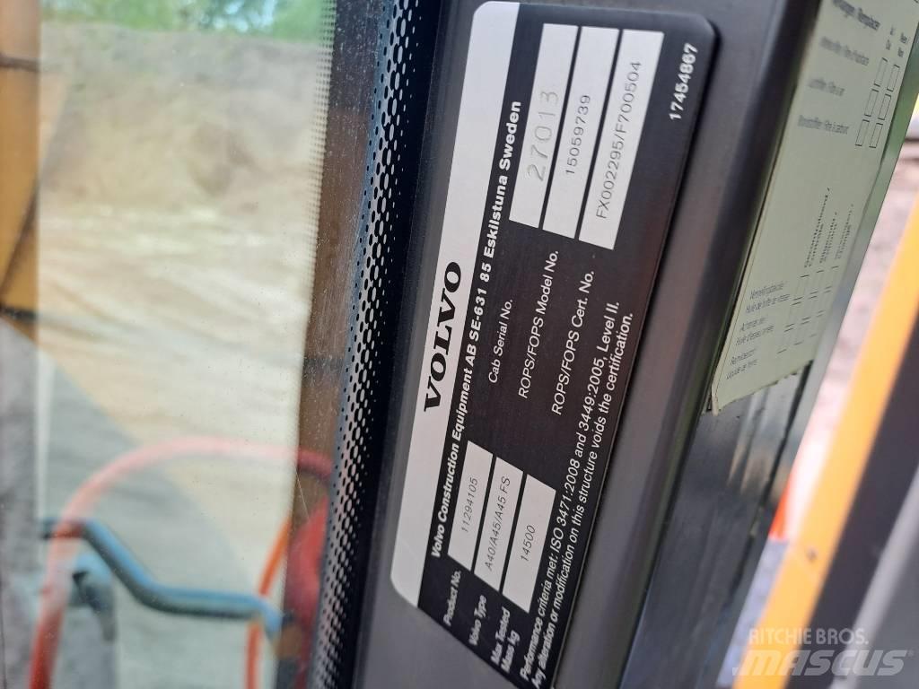 Volvo A45G Rammestyrte Dumpere