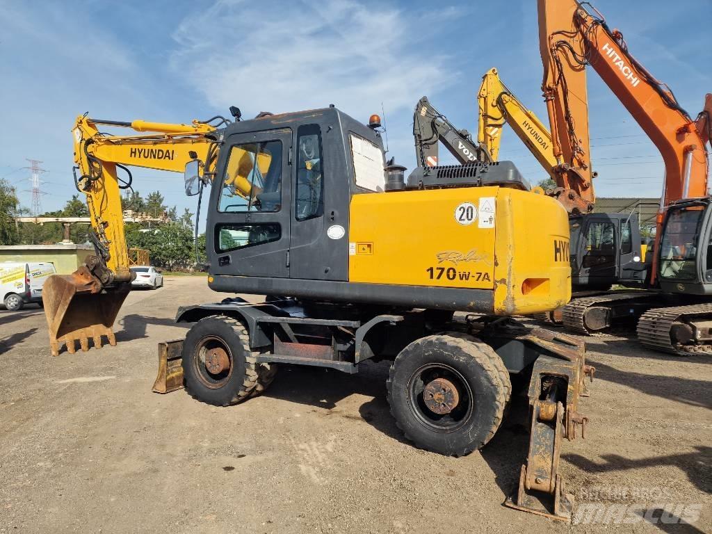 Hyundai R 170 W Hjulgravere