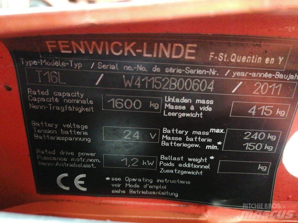 Linde T16L Lavtløftende truck