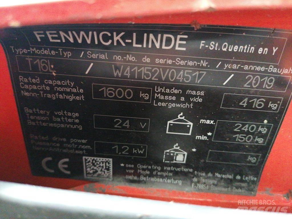 Linde T16L Lavtløftende truck