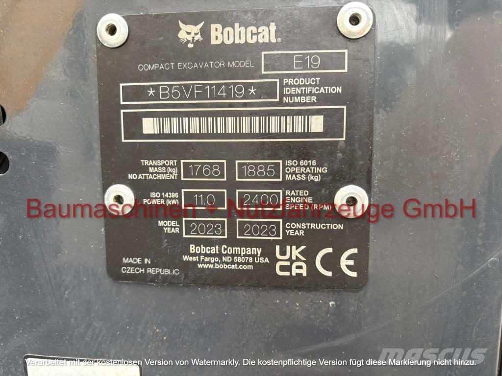 Bobcat E 19 Minigravere <7t