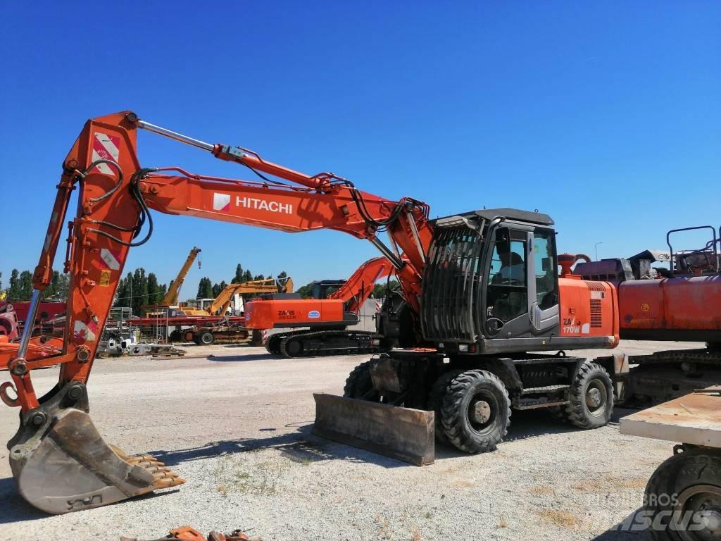 Hitachi ZX 170 W-3 Hjulgravere