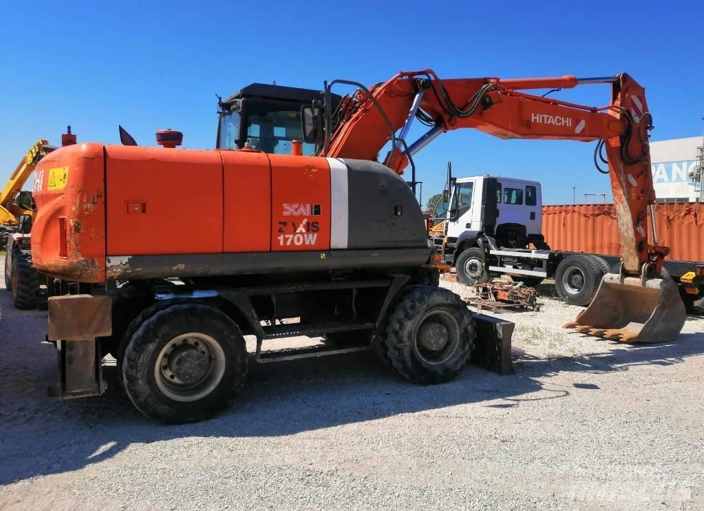 Hitachi ZX 170 W-3 Hjulgravere
