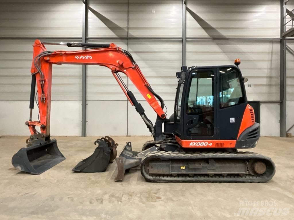 Kubota KX 080-4 Midigravere 7 - 12t