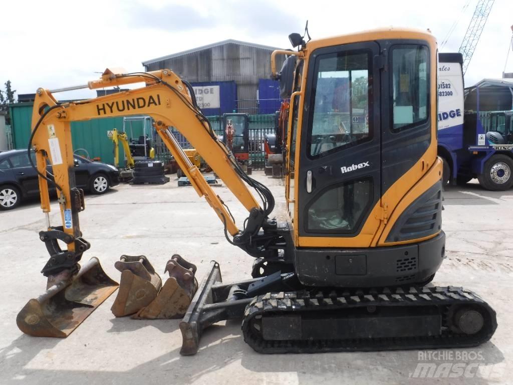Hyundai Robex 27 Z-9 Minigravere <7t