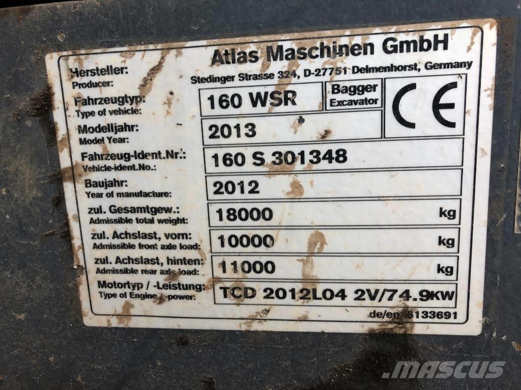 Atlas 160 WSR Hjulgravere