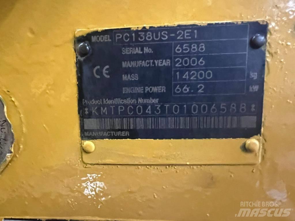 Komatsu PC 138 US Beltegraver