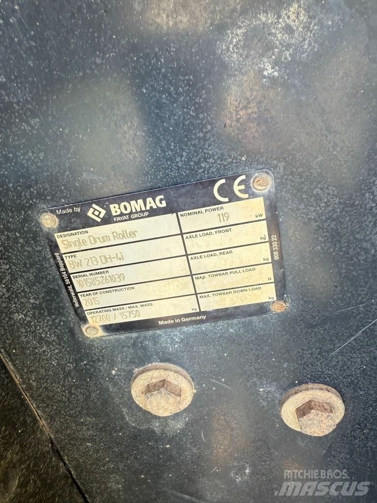 Bomag BW 213 D H-4 Hjullaster til komprimering