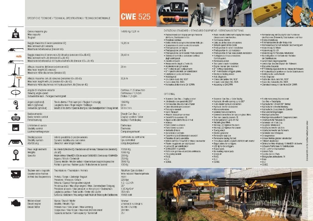 BG Lift CWE 525 Beltegående Kran