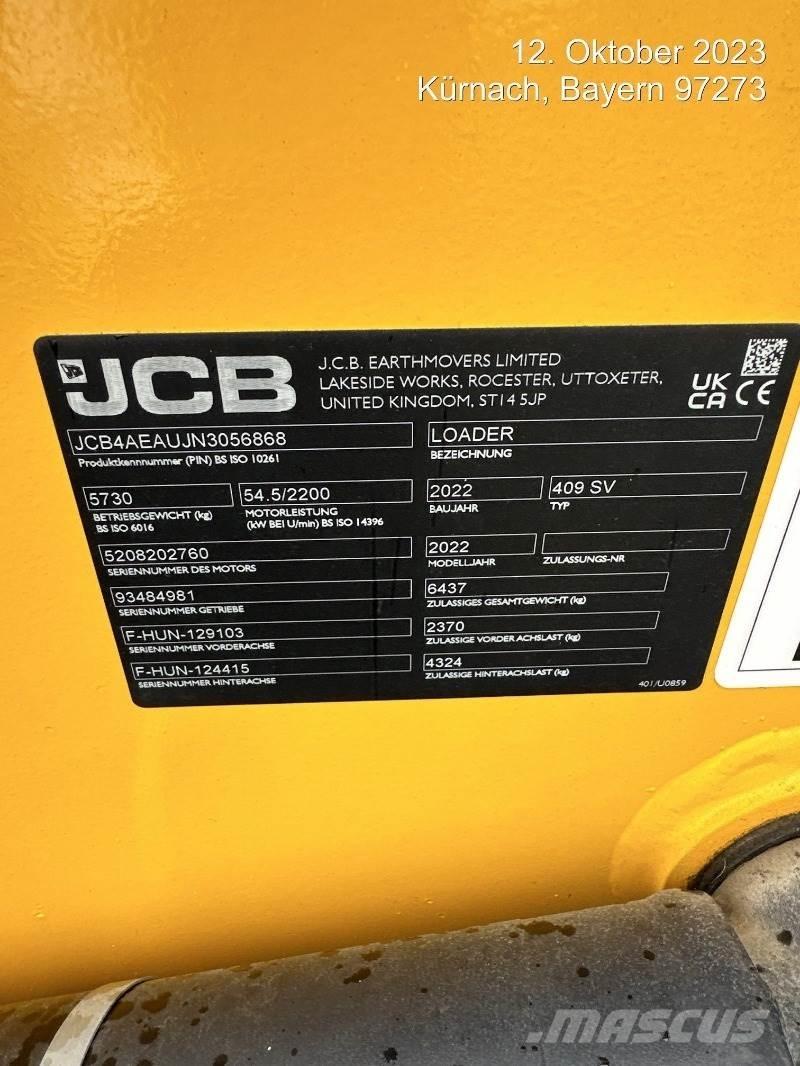 JCB 409 Hjullastere