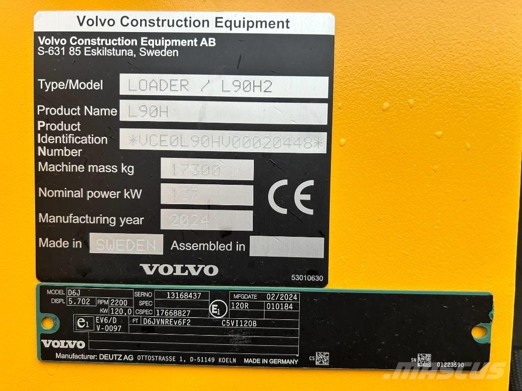 Volvo L 90 H 2 Hjullastere