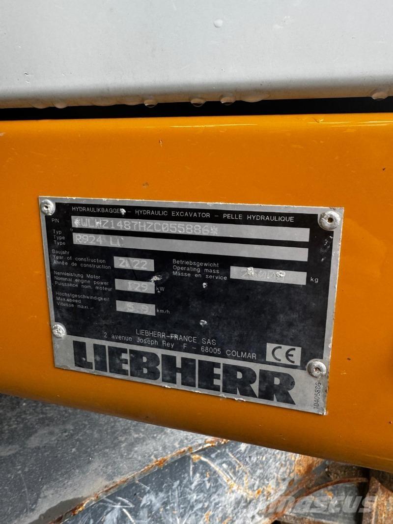 Liebherr R924 Beltegraver