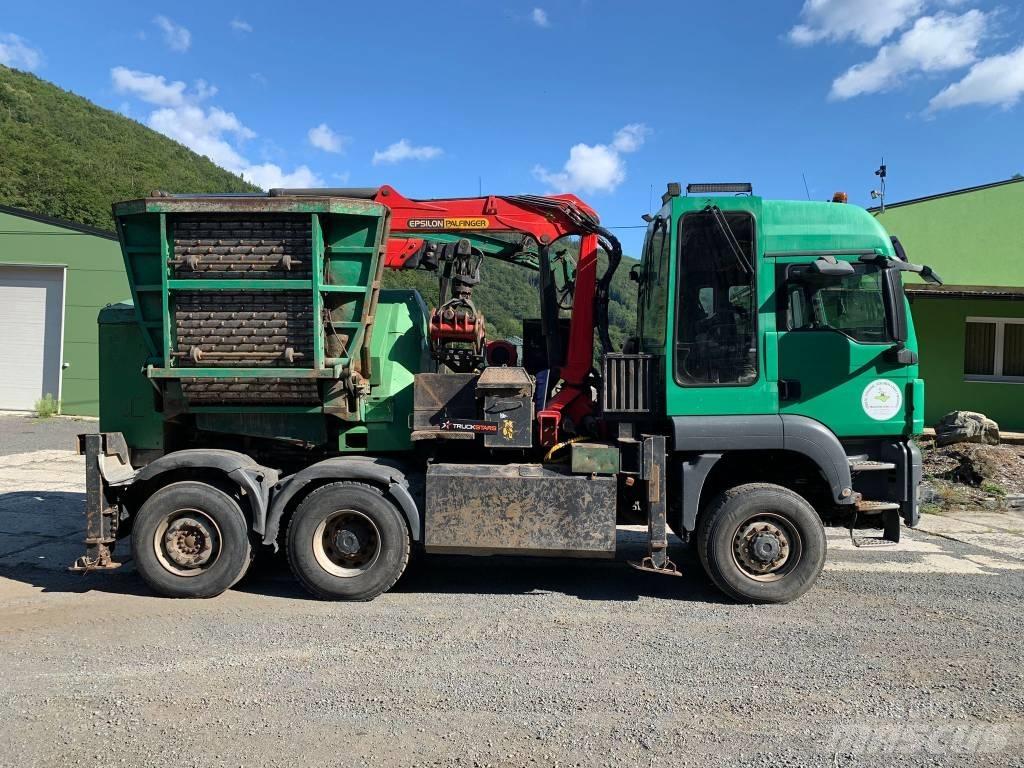 MAN - JENZ TGS 6x4 Fliskuttere