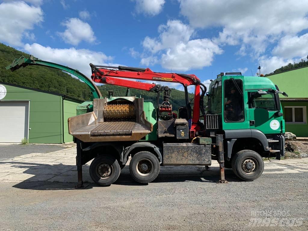 MAN - JENZ TGS 6x4 Fliskuttere
