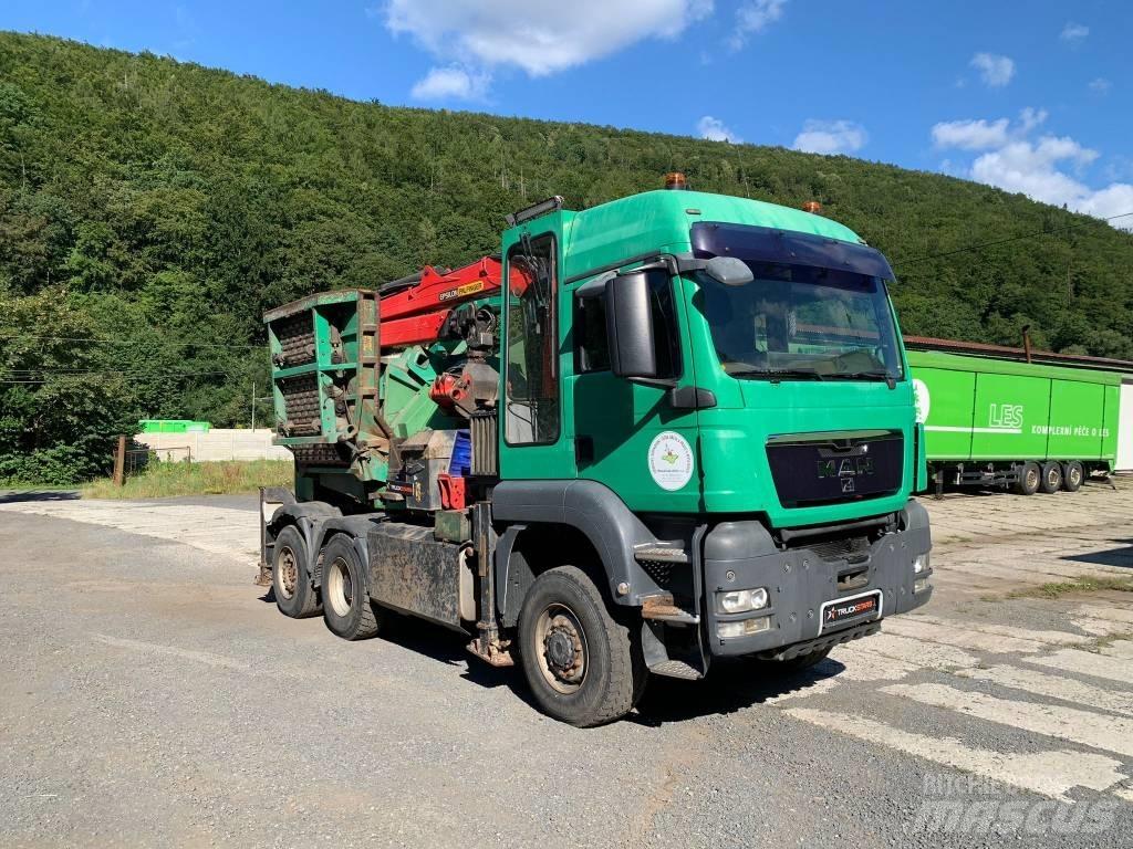 MAN - JENZ TGS 6x4 Fliskuttere