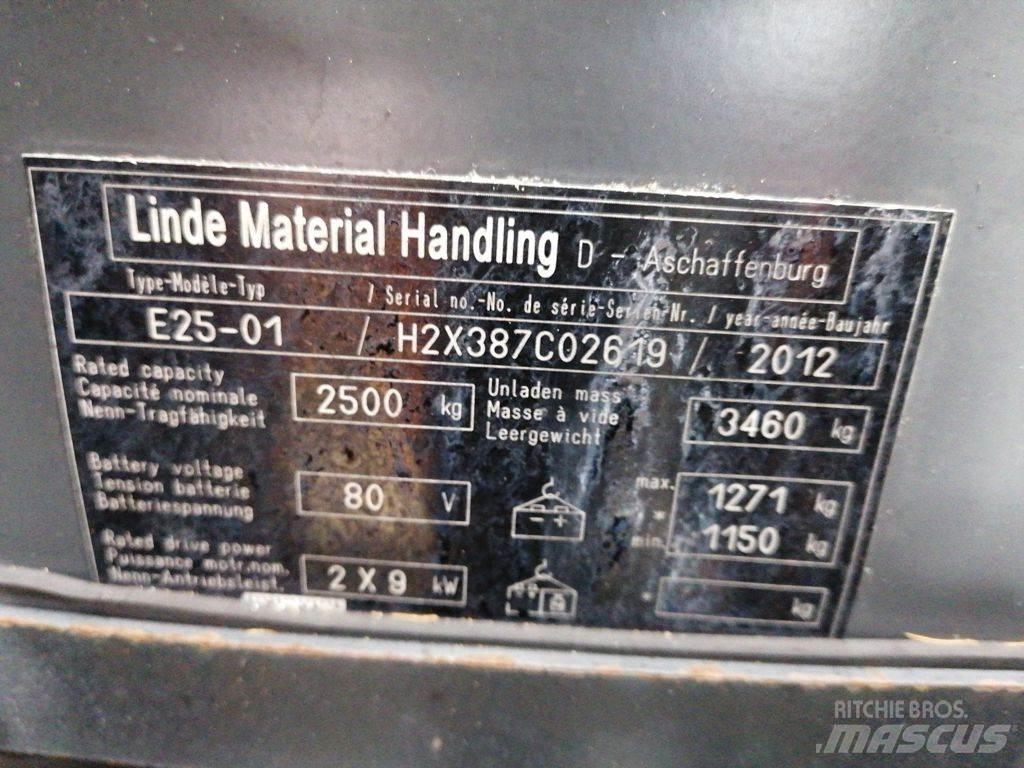 Linde E25-01 Elektriske trucker